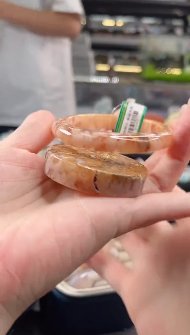 未镶嵌手镯石英质玉55圈口 （赠品镯心）324407