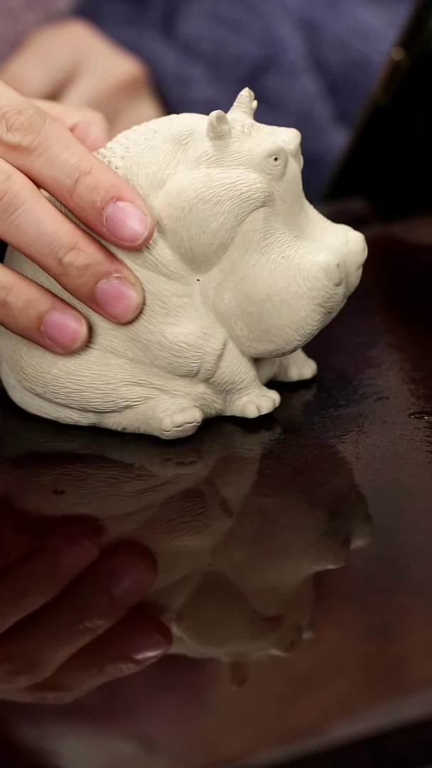 紫砂茶宠紫砂河马