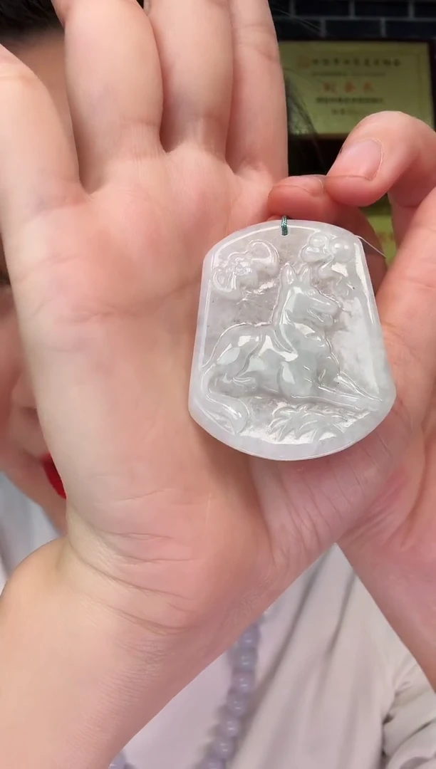 颈饰未镶嵌翡翠牌子
