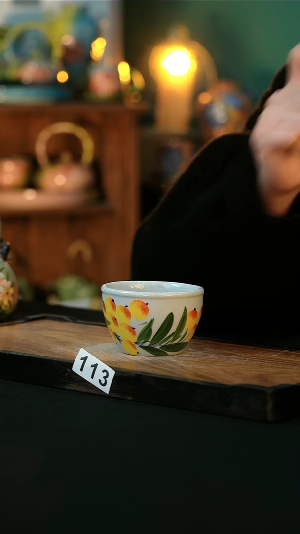 【闪购商品】杯手绘心瓷陶瓷浮力