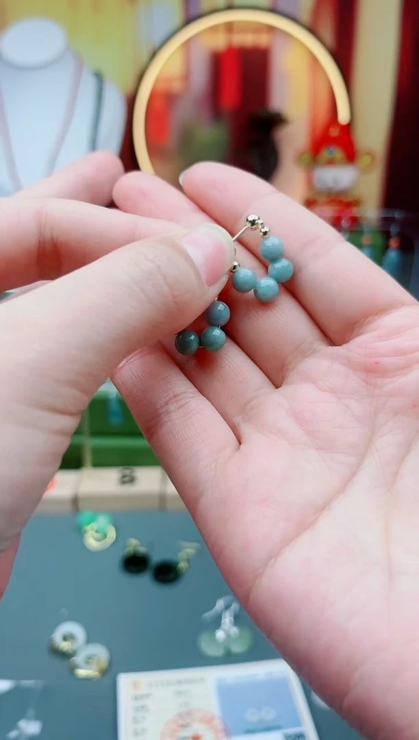 未镶嵌翡翠耳饰3250000