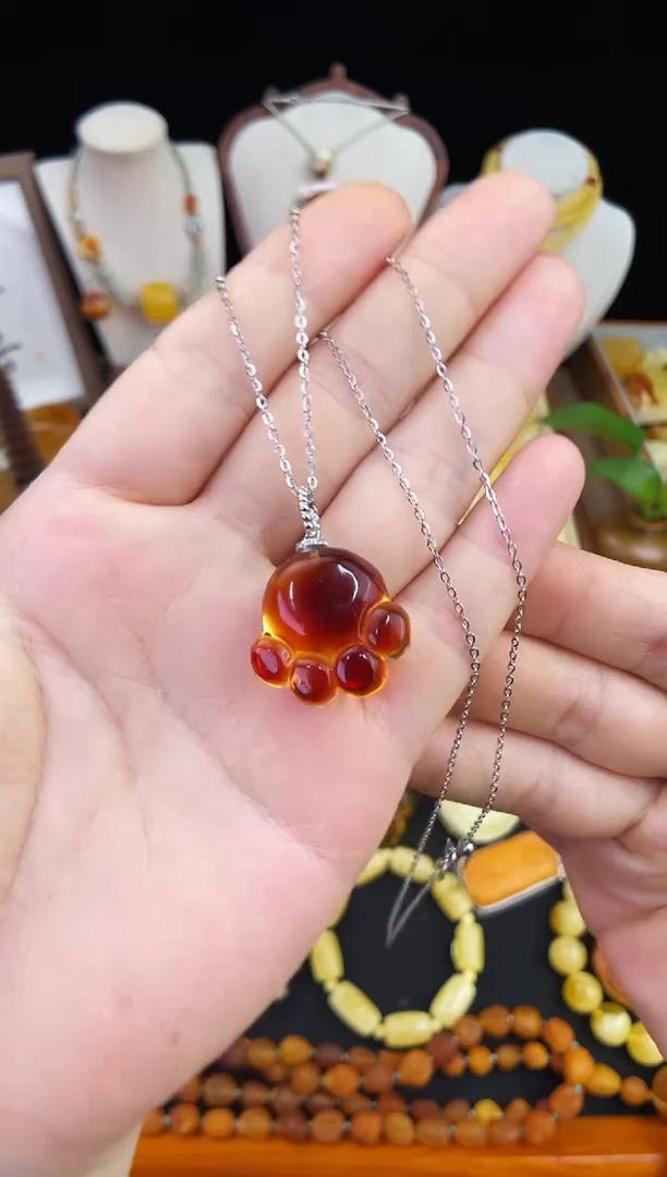 琥珀未镶嵌珠宝奇石柒月