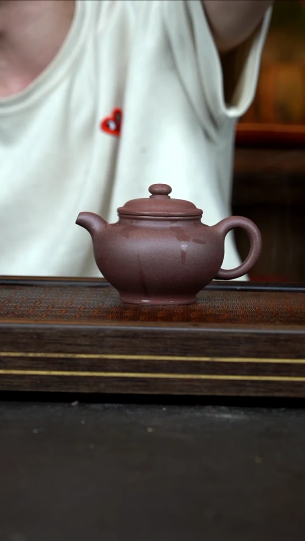 茶壶紫砂    XL     全砂天青泥      掇只       250cc