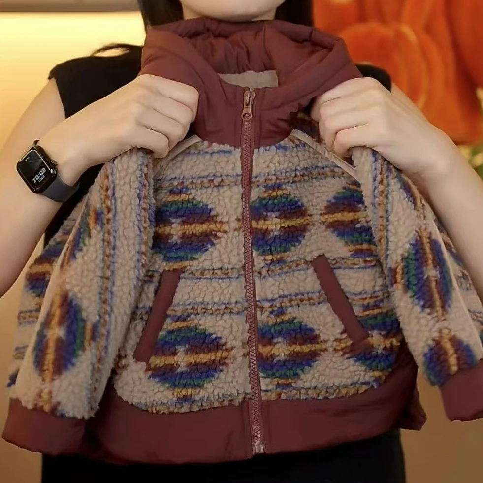 【现货】幂姐原创2025秋冬季儿童连帽红色棉服派克服外套MJQ249143