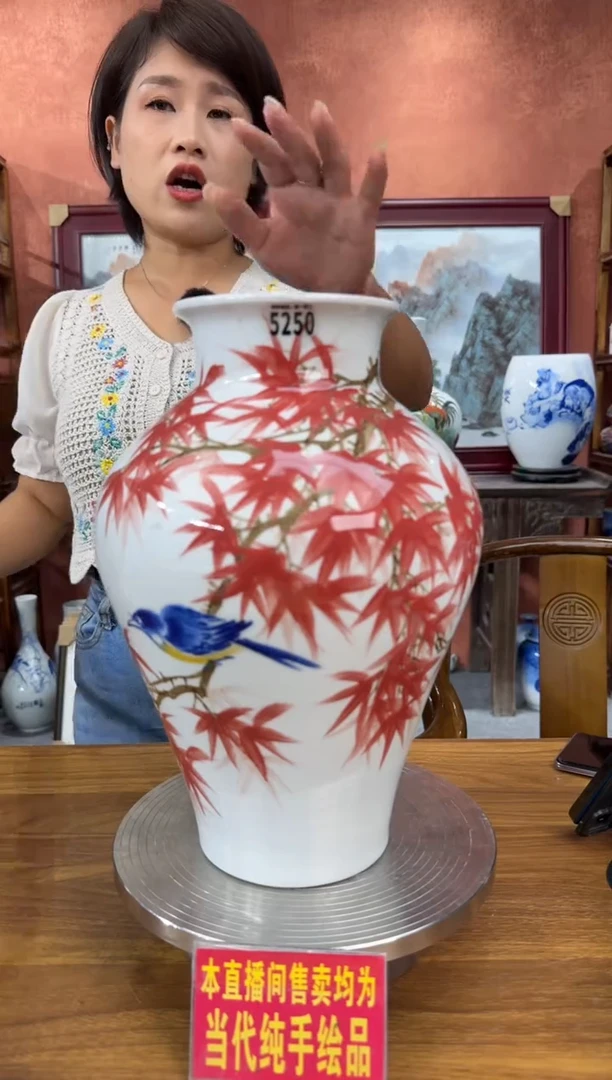 吴义松陶盟手工手绘陶瓷编码：5250