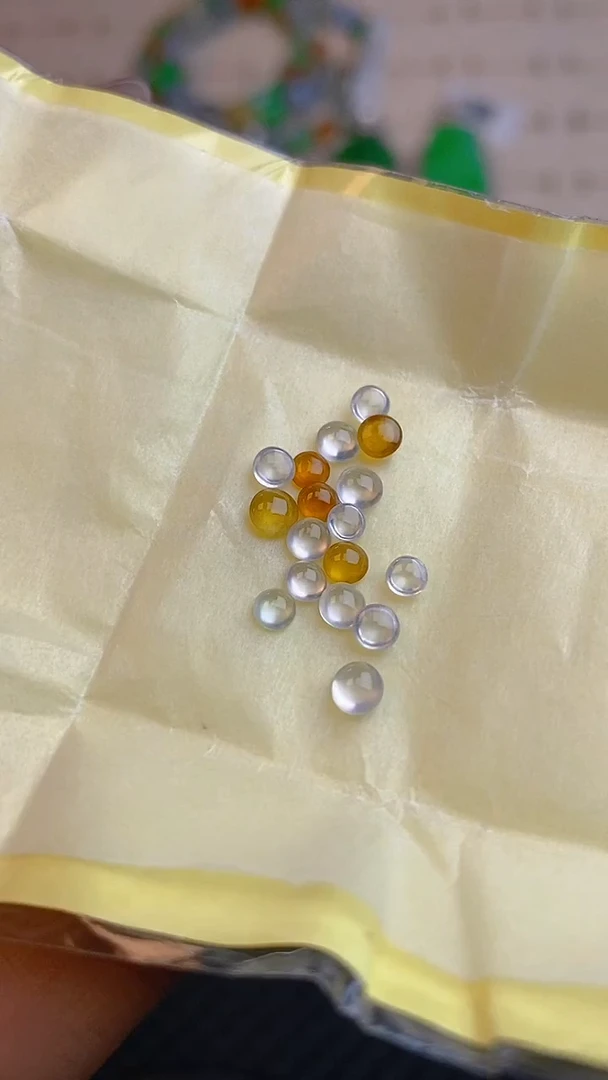 【闪购商品】翡翠耳饰未镶嵌天然A货翡翠145