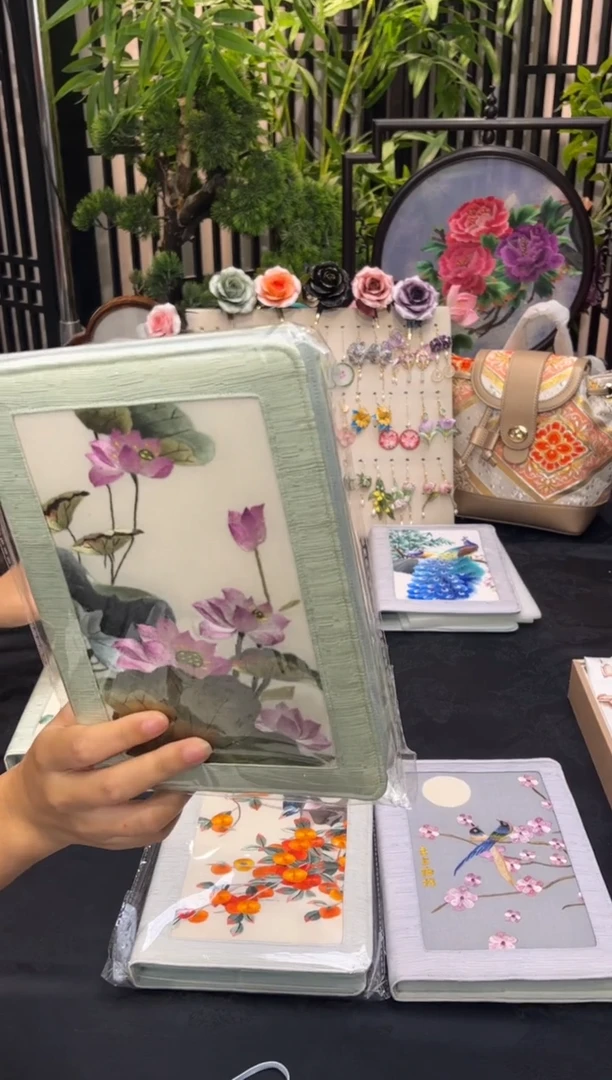 织绣冷**风非遗苏绣手工饰品