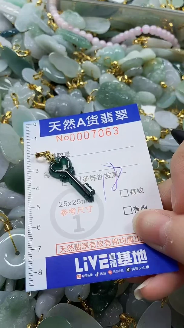 颈饰未镶嵌翡翠纯天然a货翡翠