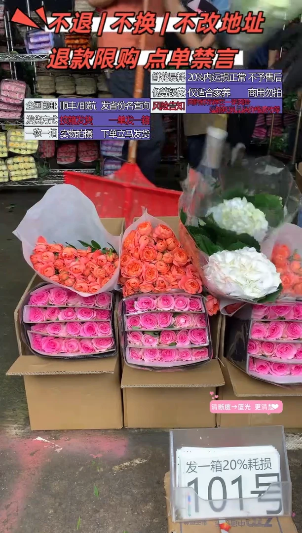 101号♥含20%耗损发一箱