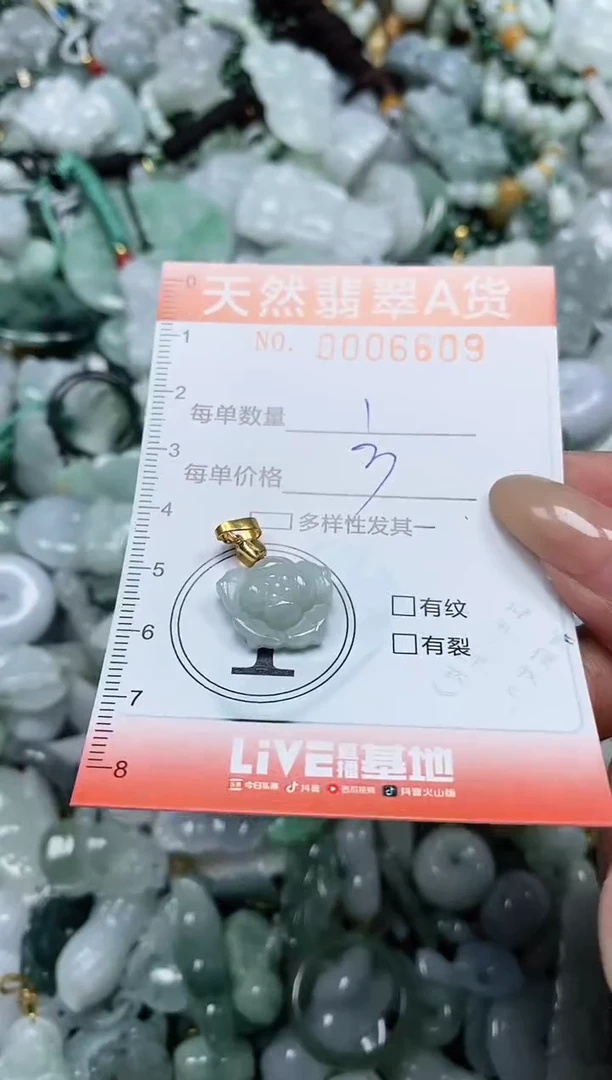 翡翠未镶嵌颈饰闪购0006609