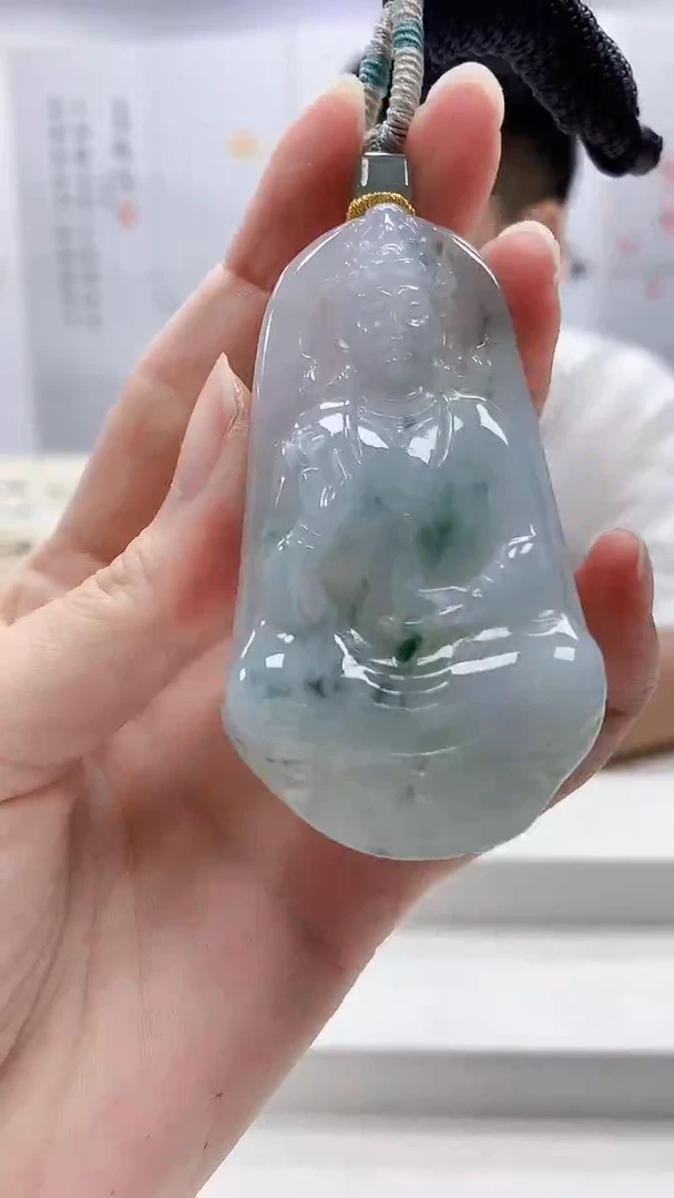 定制翡翠未镶嵌5028zm-毛货挂件111观音