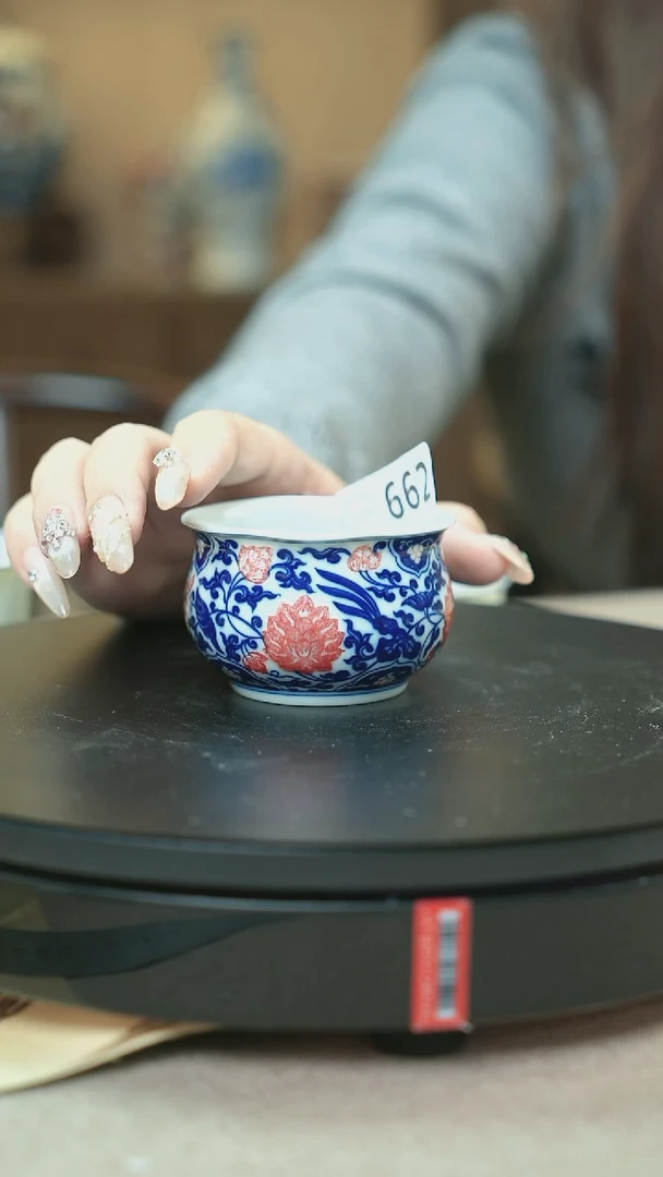 瓷片景德镇毛仔柴窑杯