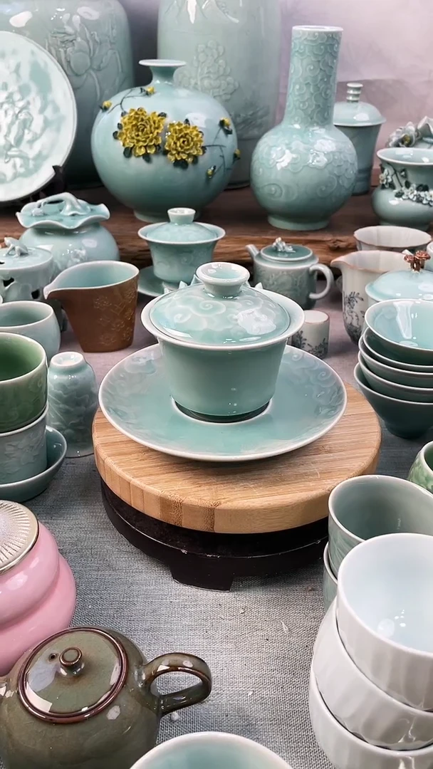 【闪购商品】特价 微瑕 慧仙青瓷