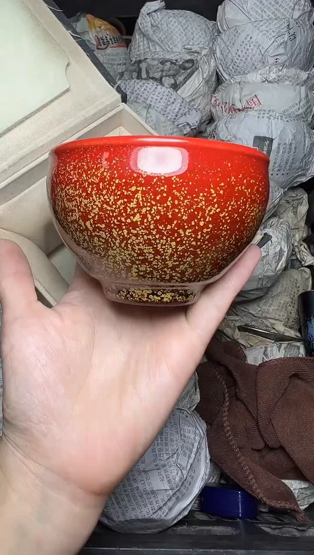 茶盏锦上花 将军  盏三疯建盏茶器