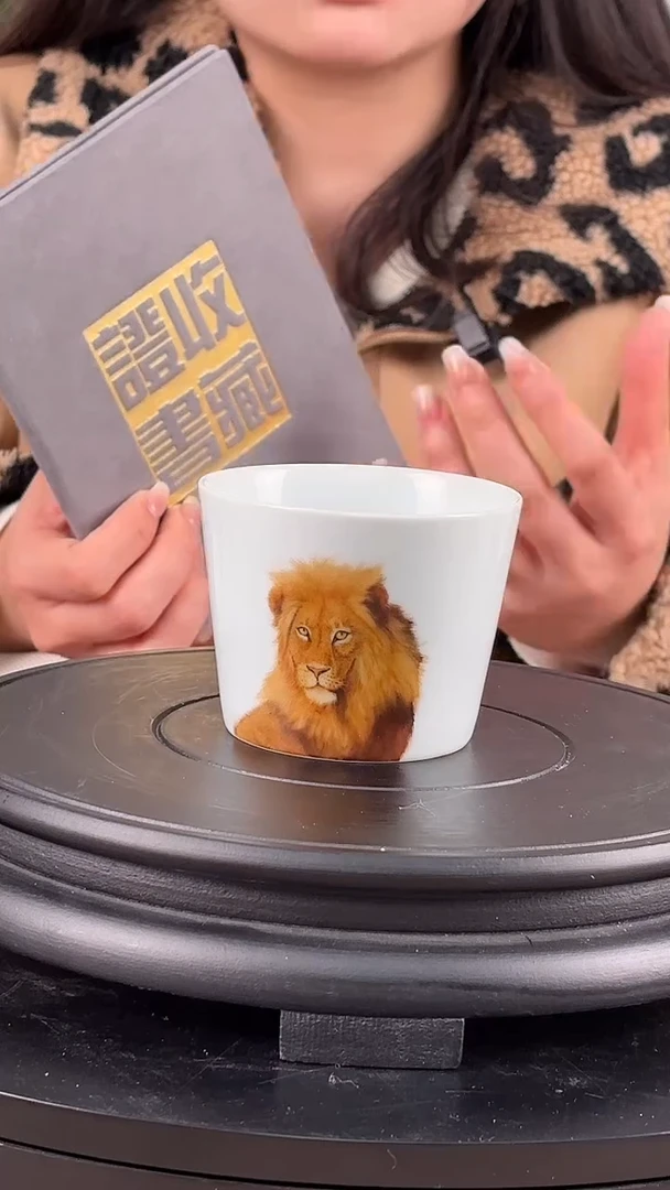 杯子陶瓷谭龙操狮子陶瓷单杯