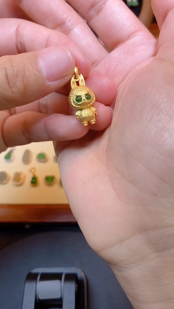 吊坠(不含链)银S925镶嵌翡翠1