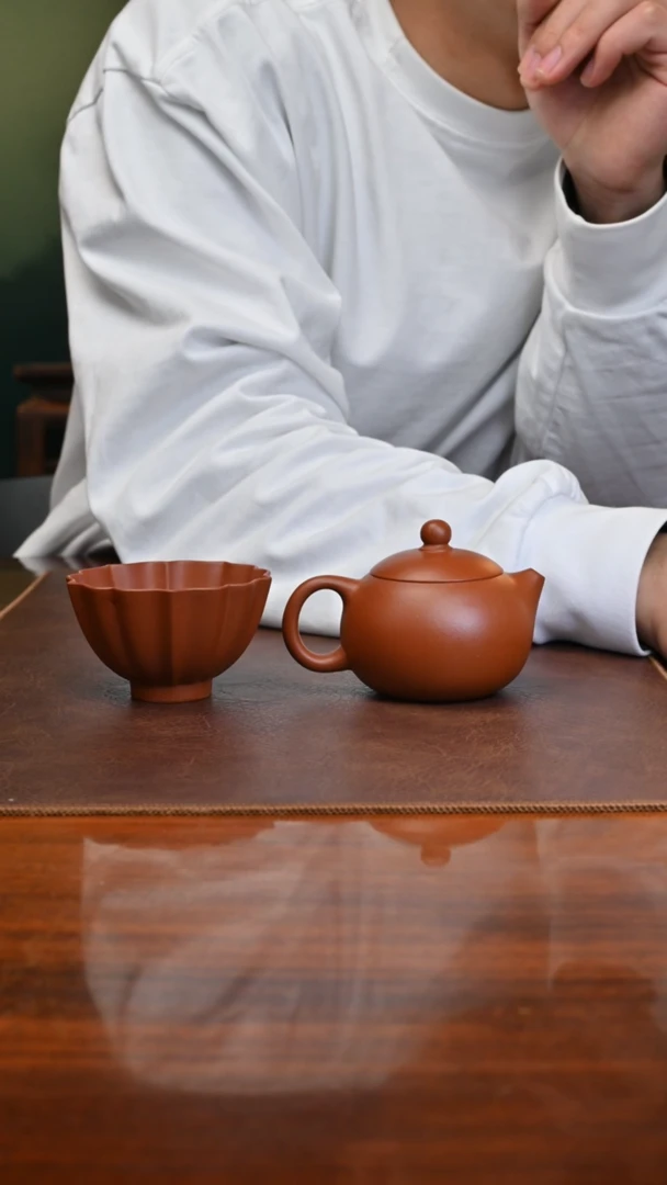 【闪购商品】紫砂茶壶朱砂西施120cc