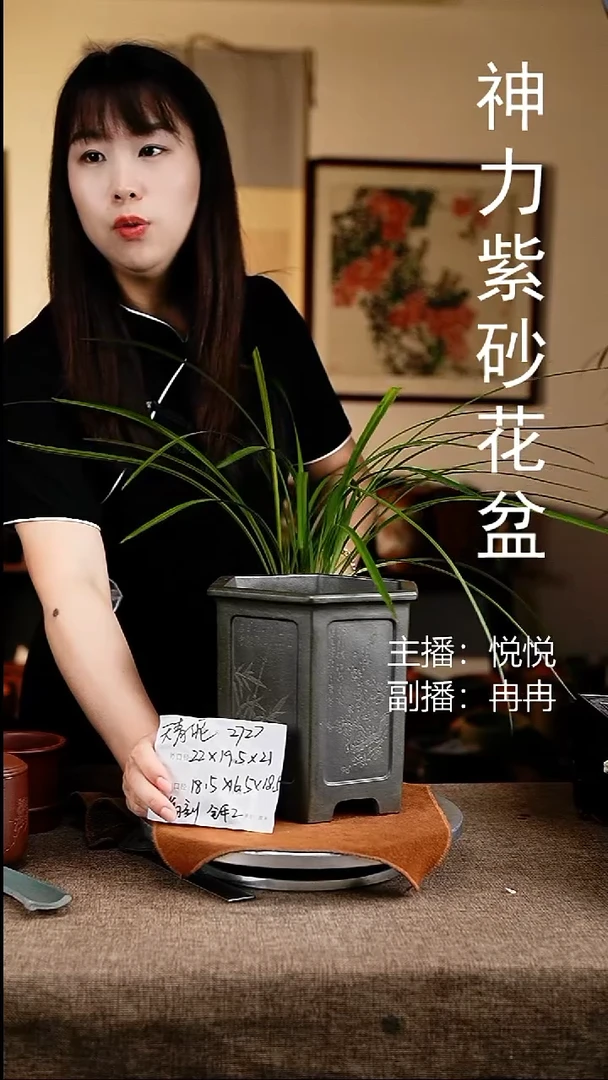 紫砂花盆花卉工艺2727