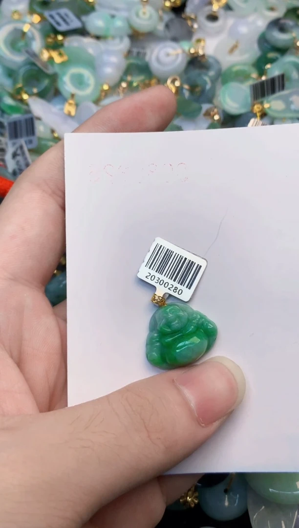 翡翠未镶嵌吊坠(不含链)1