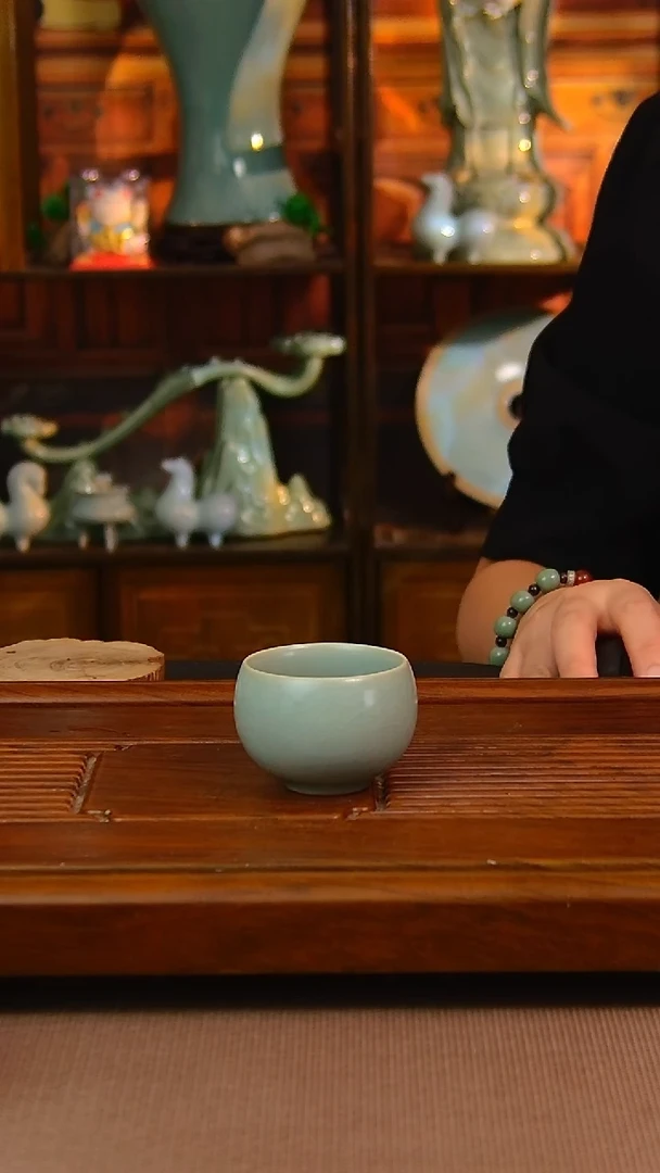 瓷片原矿汝瓷福利单杯
