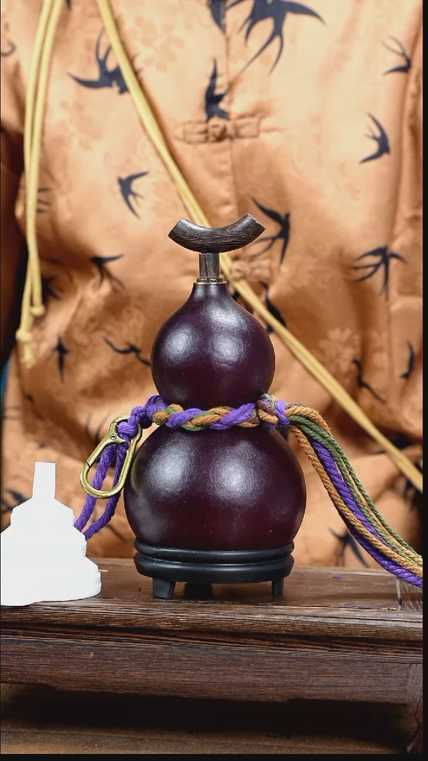 WL010腰扣款大漆款酒葫芦（现货现发）