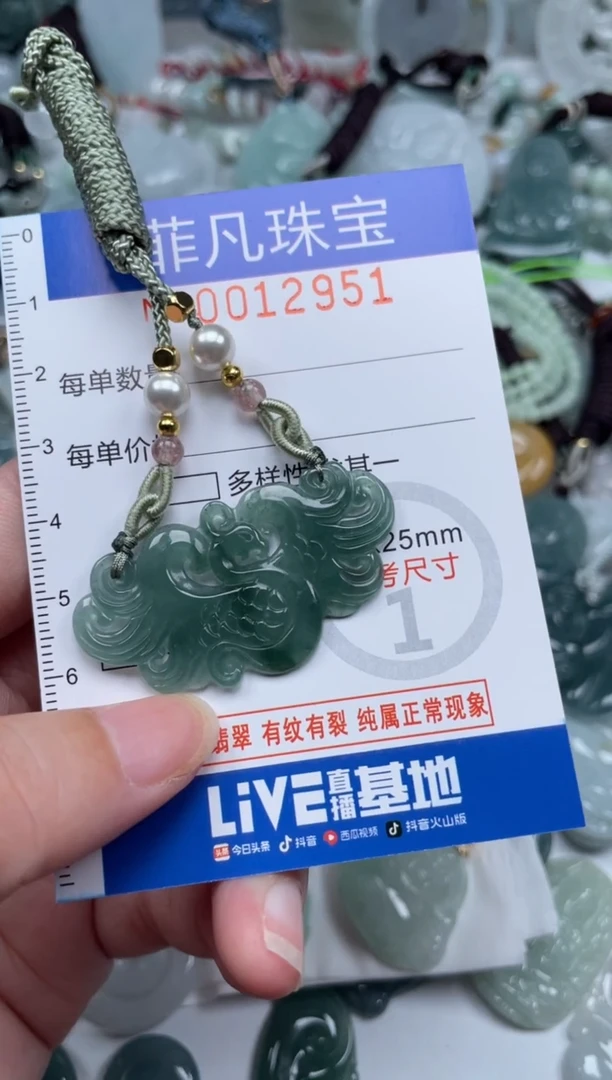 颈饰未镶嵌翡翠12951