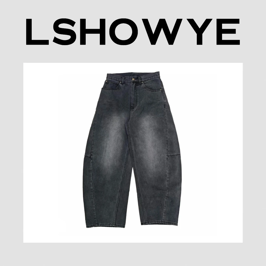 LSHOWYE｜弯刀结构牛仔裤6XX222