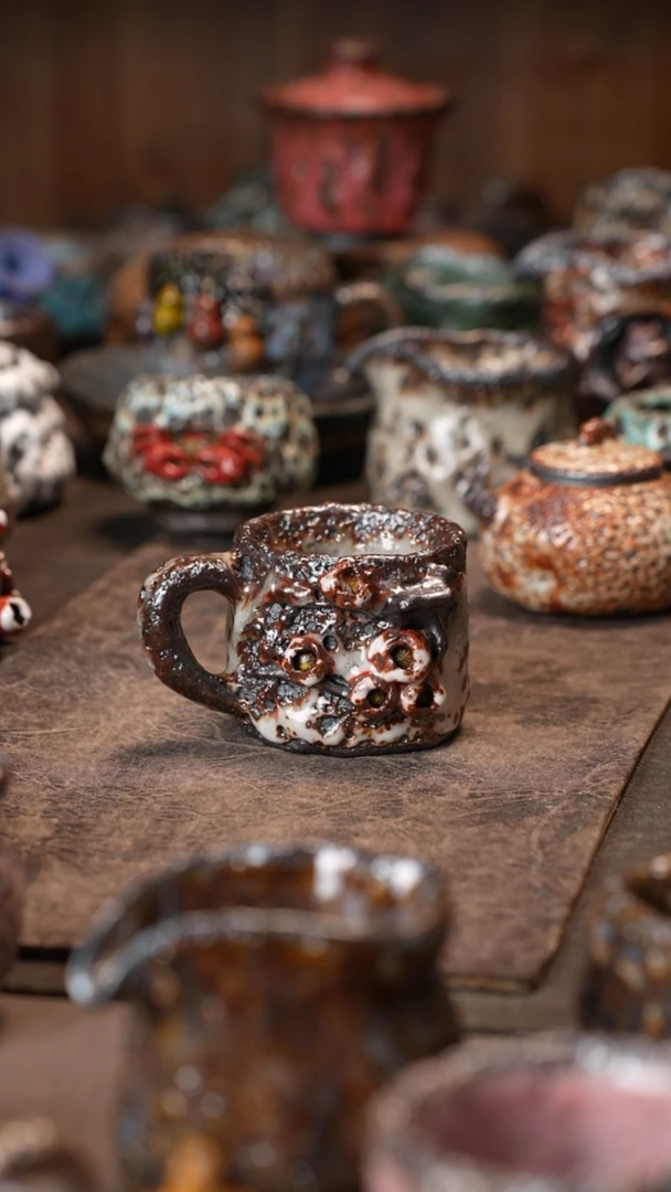 【闪购商品】景德镇柴烧志野杯