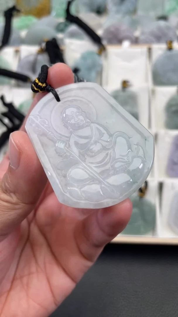 颈饰未镶嵌翡翠天然缅甸翡翠A货98