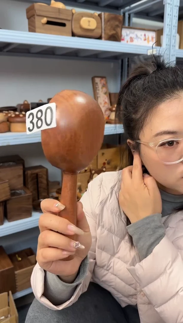 木380乌檀木微瑕实木大号勺子