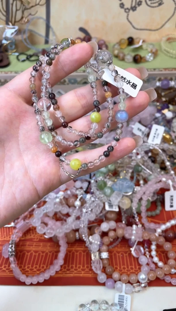 水晶手链未镶嵌357手串