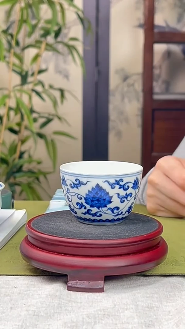 瓷片景德镇毛仔柴窑杯