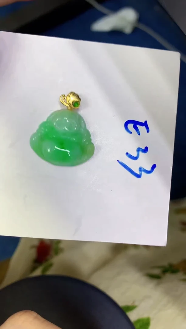 颈饰未镶嵌翡翠缅甸天然翡翠A货