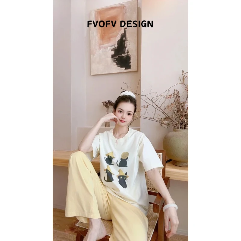 FVOFV（卡通家居）冰凉感舒服透气卡通家居服J0085&J0086&J0088
