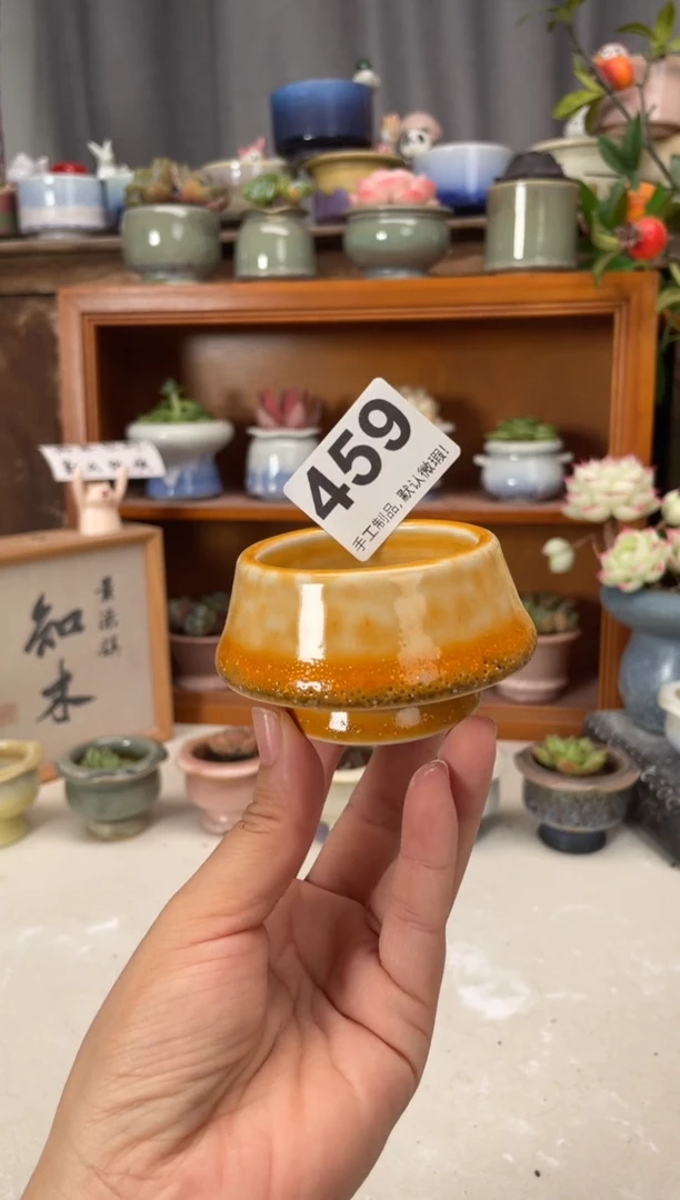 瓷片459知木小芳花盆
