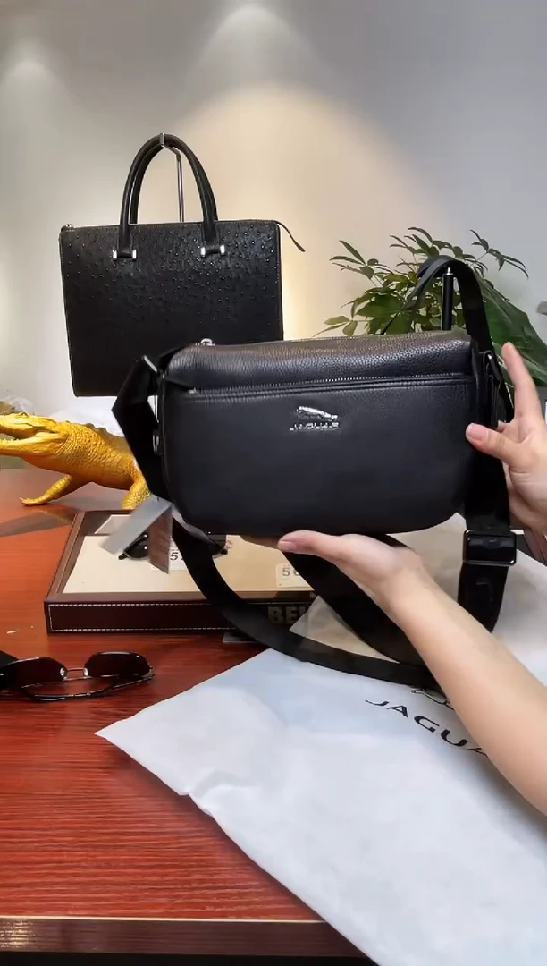 牛皮（革）韩爵绅士包包皮具606