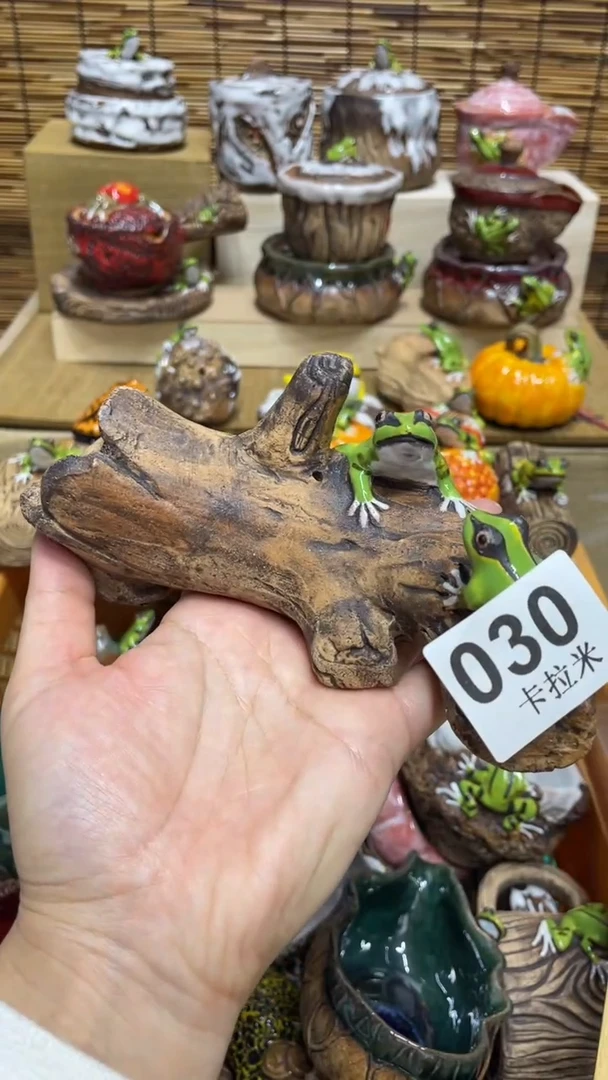 来*030精美粗陶手工柴烧