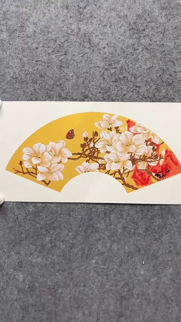 国画李纲-2平尺-花鸟国画