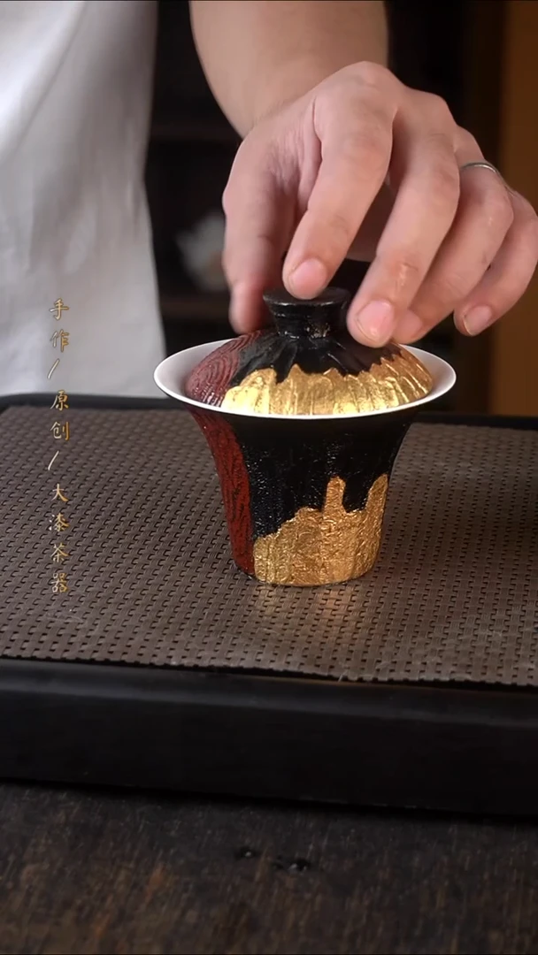 678大漆小康茶器大漆小康茶器