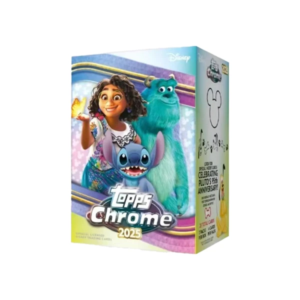 【拆盒】2025 Topps Chrome 迪士尼系列 手雷盒（下单默认代拆）