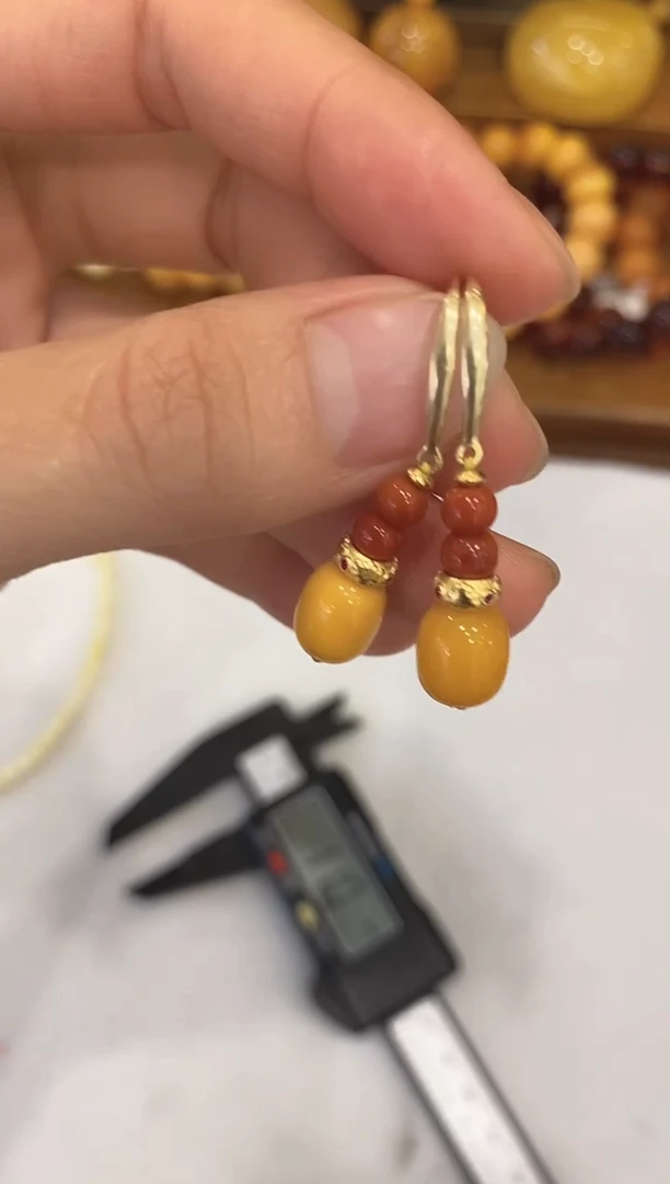 蜜蜡颈饰未镶嵌QE0152