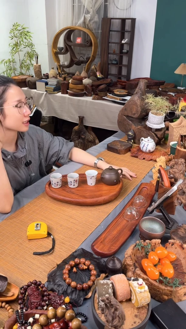 缅花茶盘    福利