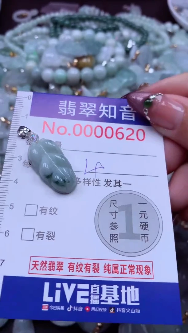 吊坠(不含链)未镶嵌翡翠620