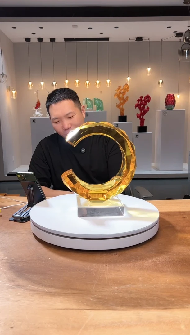 【闪购商品】茶宠巴比特美学 光影之环 金色开口