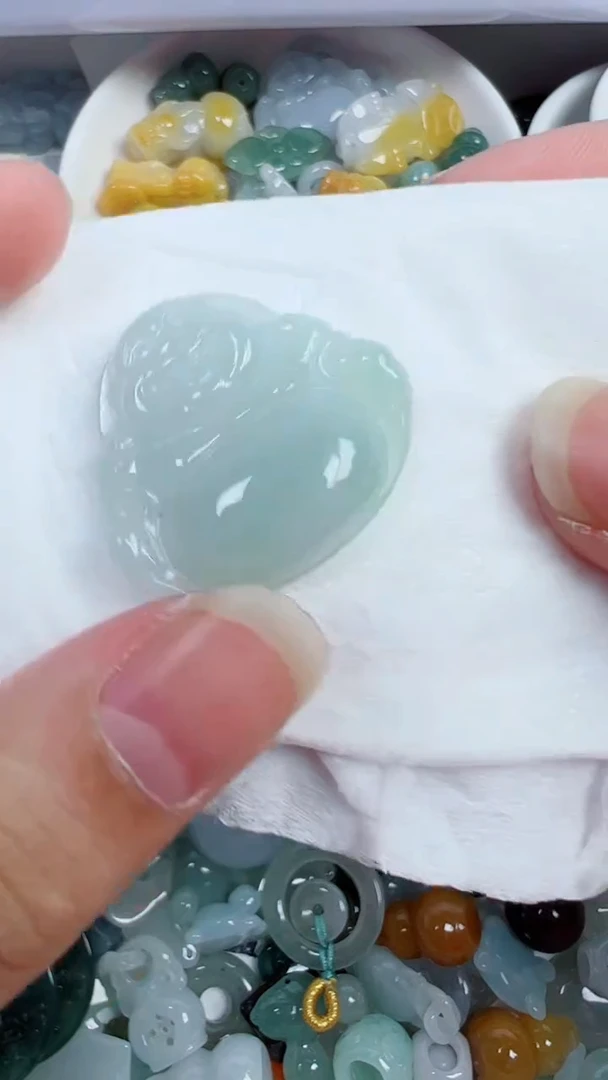 散珠翡翠360号链接,A货翡翠