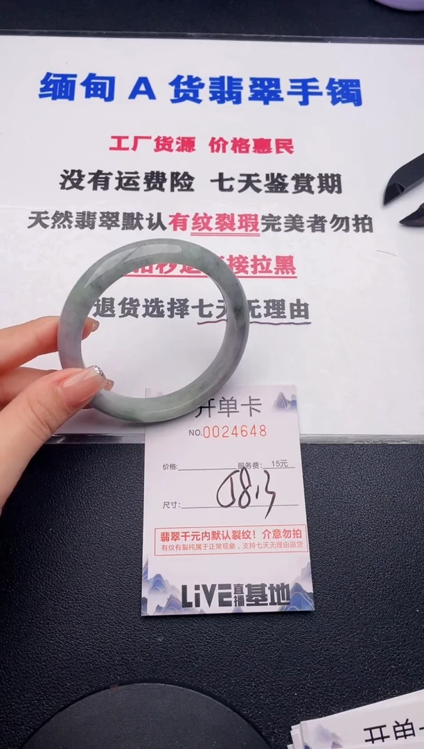 未镶嵌手镯翡翠48