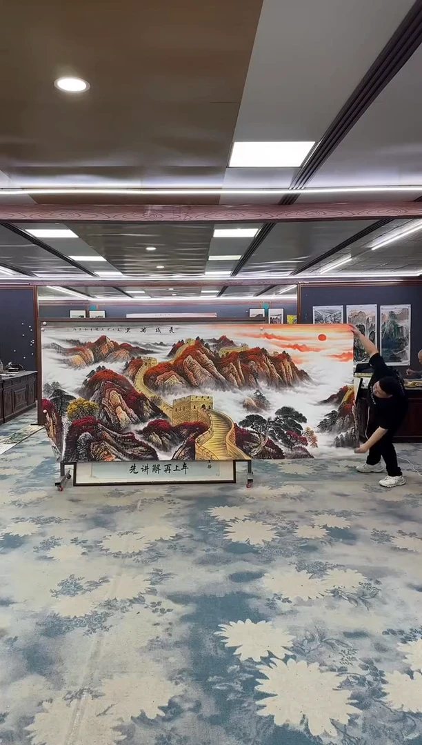 国画W-王红兵-大丈二-山水国画
