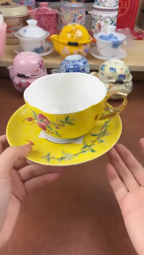 陶陶瓷茶具摆件旅行套组