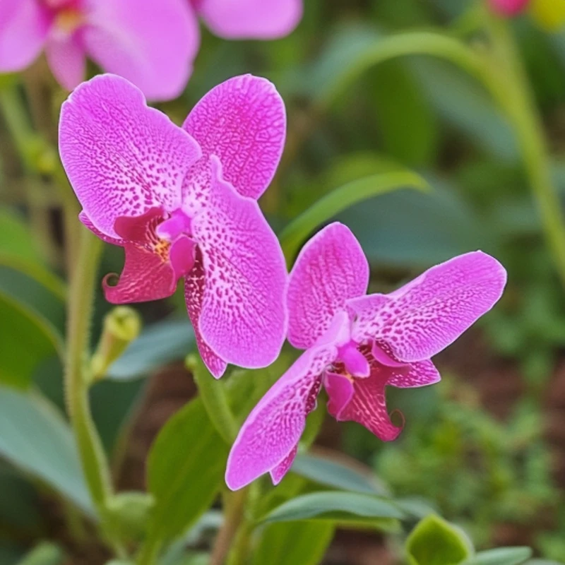 蝴蝶兰《紫霞仙子》2.8杯 单花剑 两颗瑕疵苗