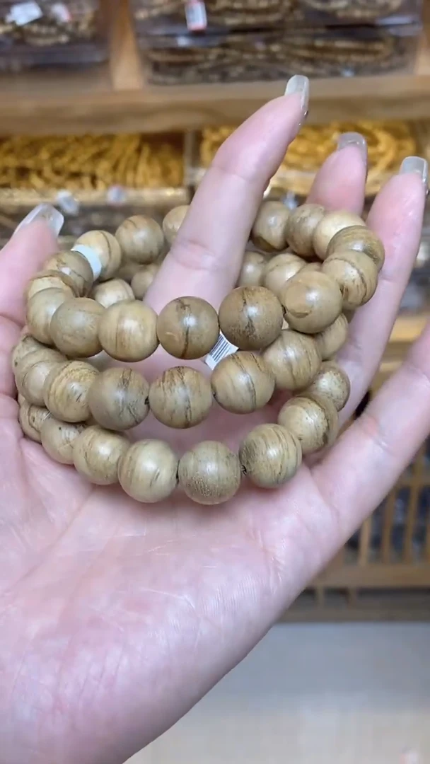 手串沉香达拉干圆珠单圈1.3虎皮虫漏多样性发其一